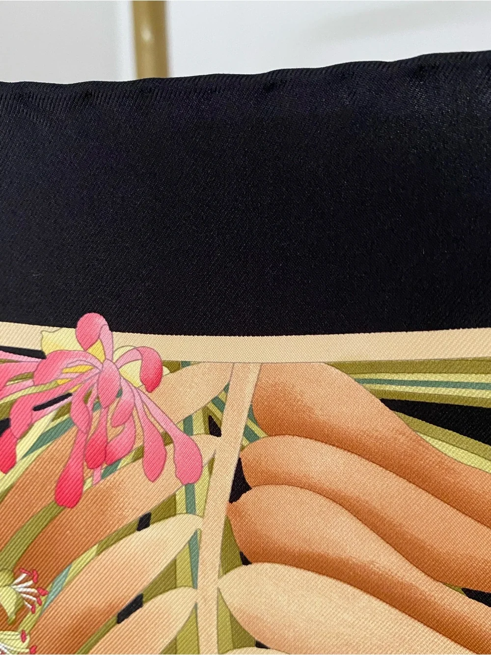 Salvatore Ferragamo Leopard Jungle Floral Silk Scarf